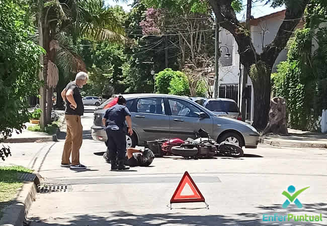Accidente Moto Coche