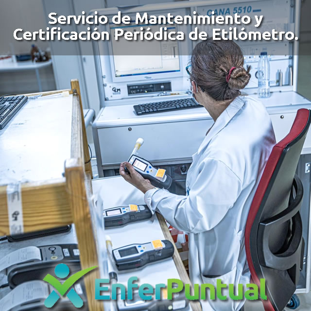 Certificación de Etilómetros