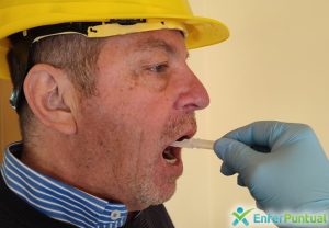 Control de Drogas con Recogedor de Saliva
