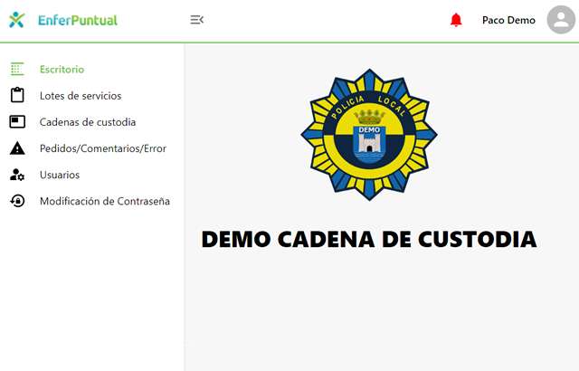 Sistema Cadena de Custodia