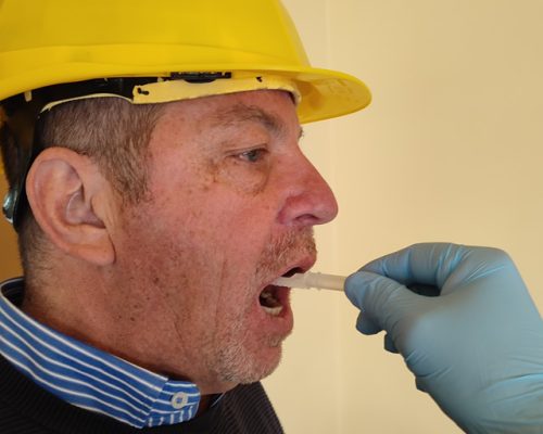 Control de Drogas con Recogedor de Saliva